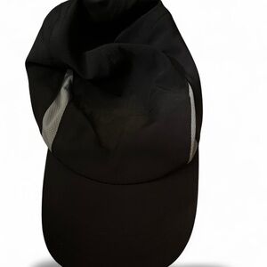 Black Cap with Reflective Stripes